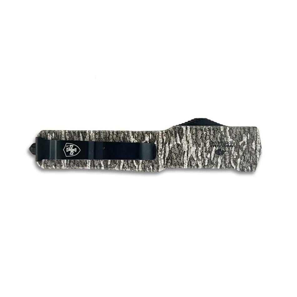Templar Knife Premium Weighted Small Folding Knife 3" D2 Tanto Blade Mossy Oak Bottomland