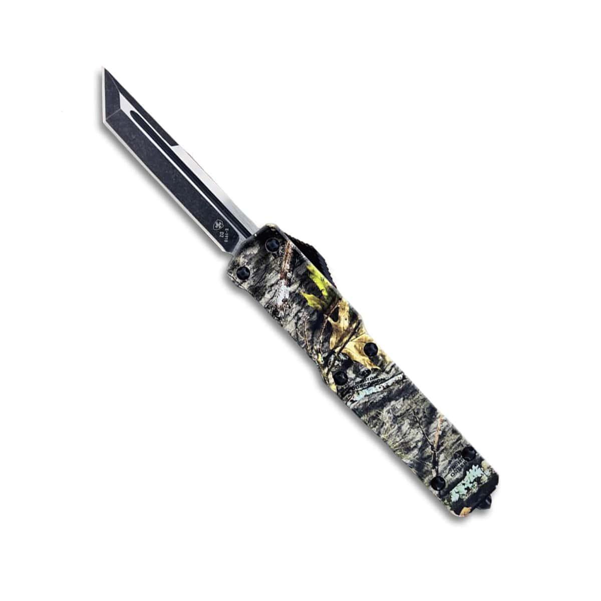 Templar Knife Premium Weighted Small Tanto Folding Knife 3" D2 Blade Mossy Oak Obsession