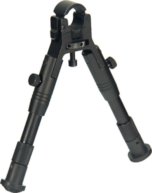 UTG Clamp-On Bipod Center Height 6.2"-6.7" with Rubber Foot Pads