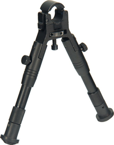 UTG Clamp-On Bipod Center Height 6.2"-6.7" with Rubber Foot Pads
