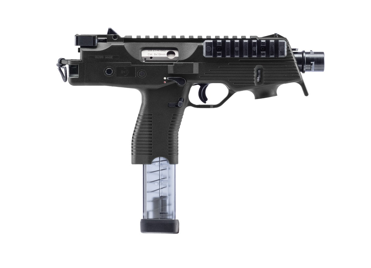 B&T Firearms BT-TP9-PRO TP9 Pro 9mm Luger 5.10" Threaded Barrel Black M-LOK/Picatinny Rail Receiver, Ambidextrous