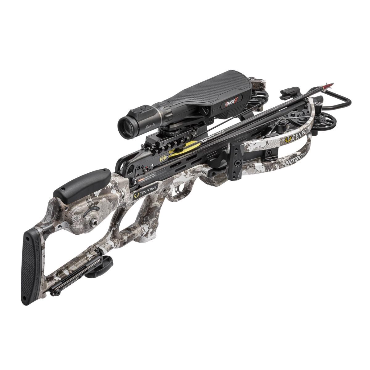 TenPoint Nitro 505 Oracle X Crossbow ACUslide with Burris Oracle X Scope Camo