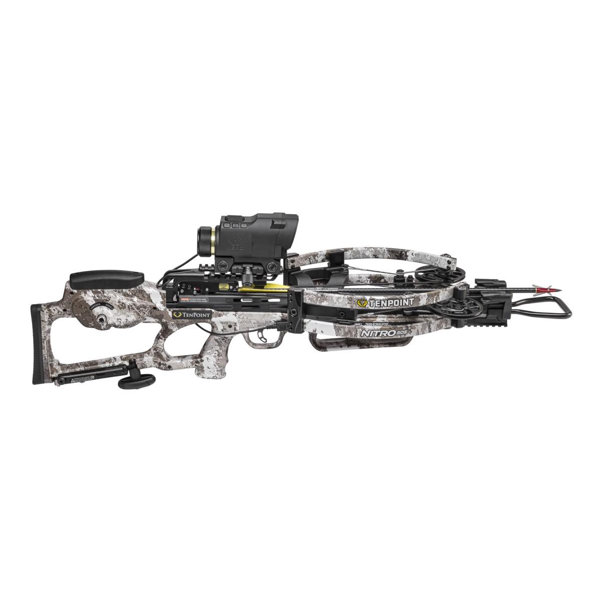 TenPoint Nitro 505 XERO Crossbow with ACUslide and Garmin XERO X1i Rangefinding Scope Camo