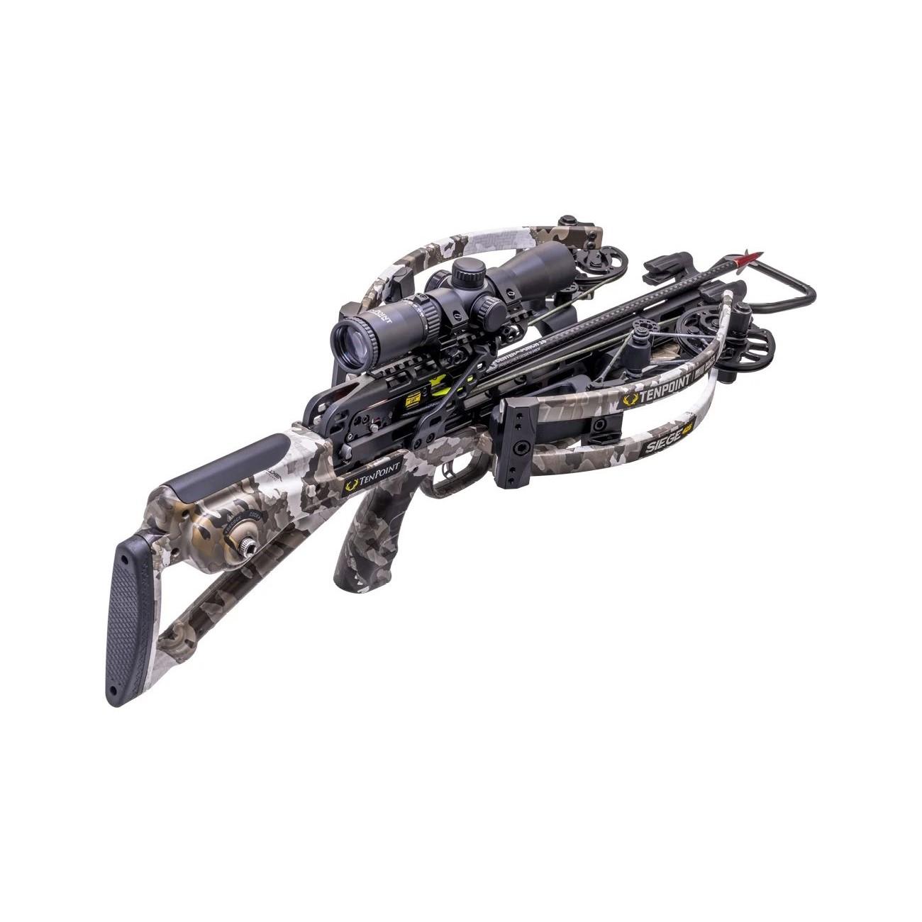 TenPoint Siege 425 Reverse Draw Crossbow ACUslide RangeMaster 100 Scope Vektra Package