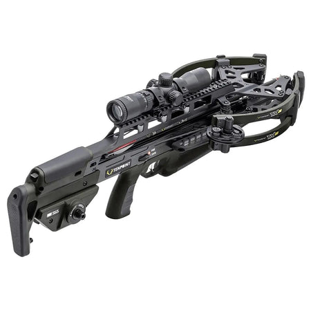Tenpoint TRX 26 Reverse-Draw Crossbow ACUslide MAXX RangeMaster 100 Scope Black