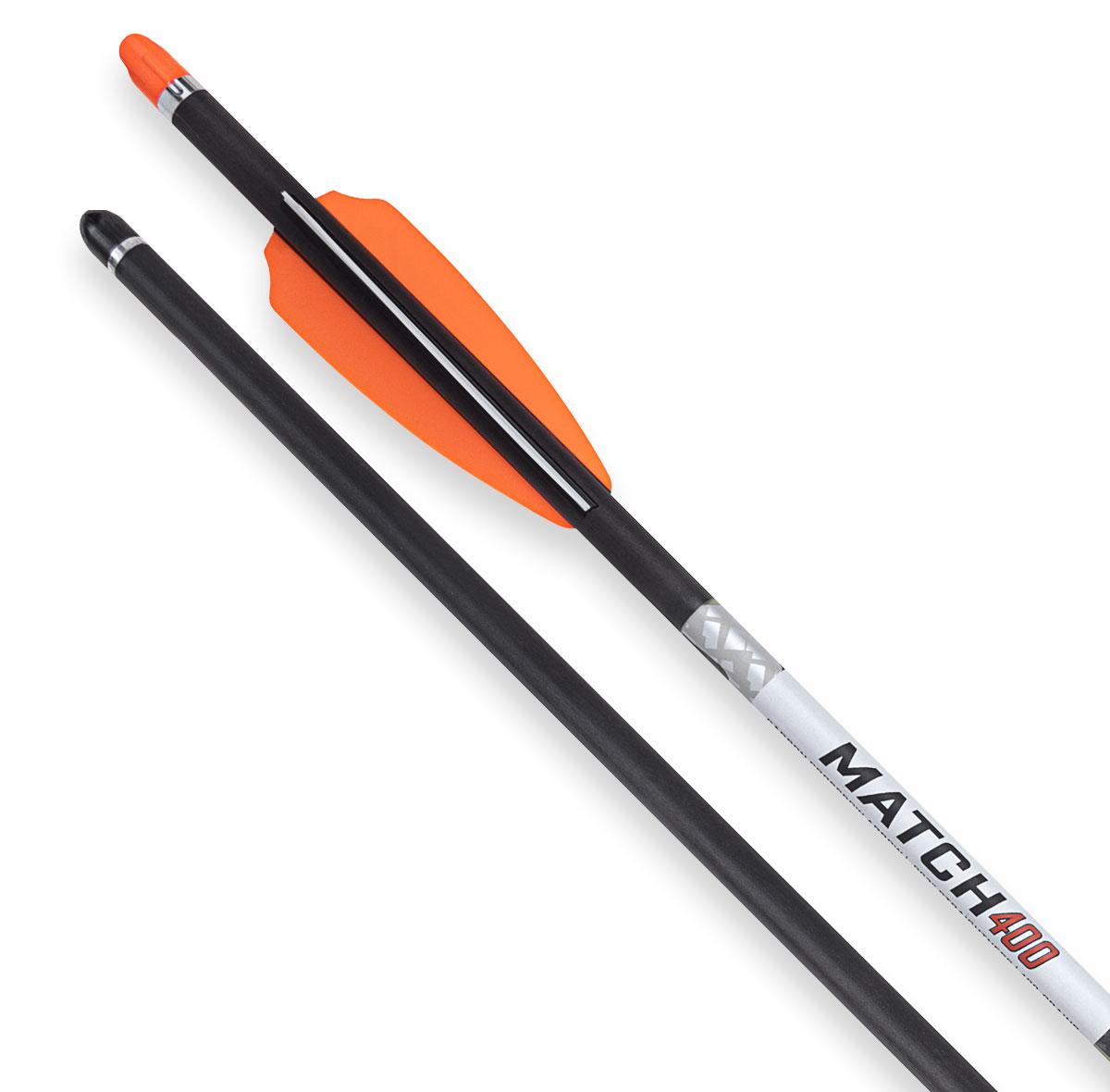 TenPoint Wicked Ridge Match 400 Alpha-Nock Carbon Crossbow Arrows 20" 3-Pack