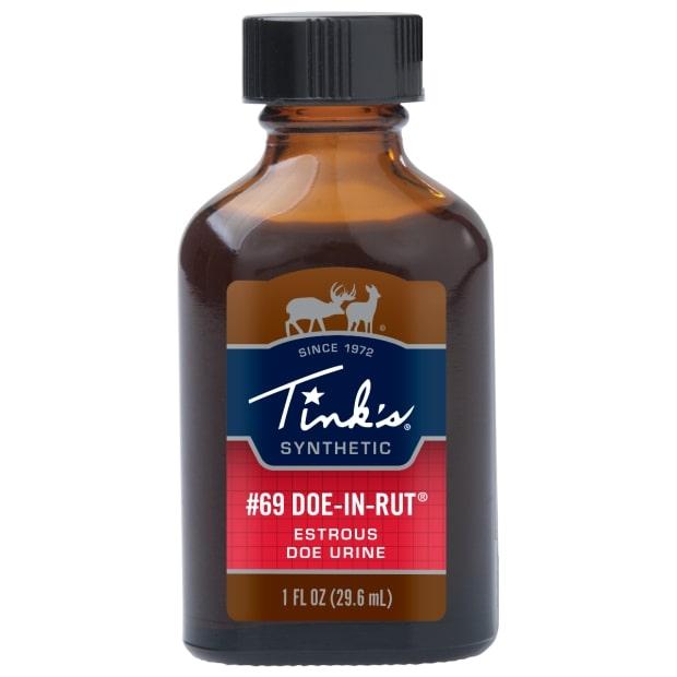 Tinks #69 Doe-In-Rut Synthetic Deer Lure 1 oz Glass Bottle