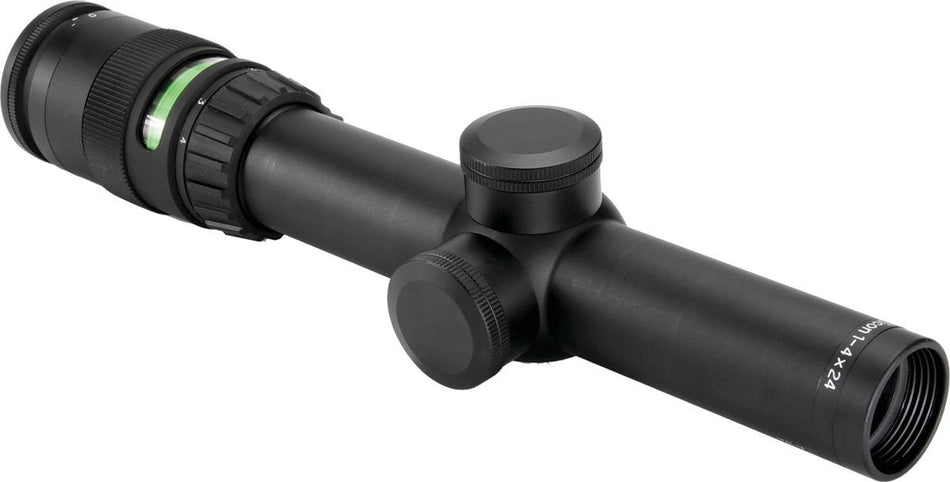 Trijicon AccuPoint Rifle Scope 1-4x24mm Duplex with Green Dot Reticle
