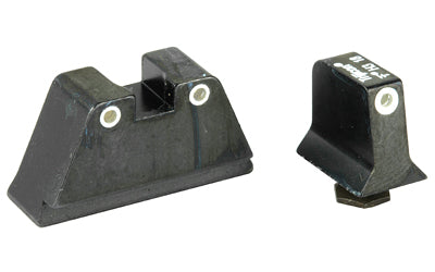 Trijicon Suppressor Height Night Sights for Glock 17/19/22/23/26/27/31-35/37-39, Green Front/Orange Rear GL201-C-600650