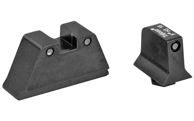 Trijicon Bright & Tough Suppressor Night Sight Set for Glock 20/21/29/30/41, Black/Black Green Tritium GL204-C-600698