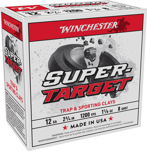 Winchester TRGT12M8   12 Gauge  1-1/8oz 8 Shot 1200 FPS.