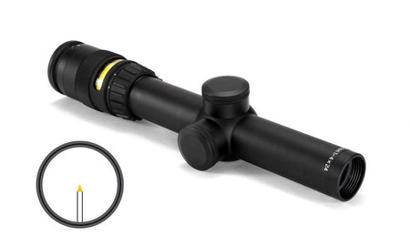 Trijicon AccuPoint Rifle Scope 1-4x24mm Amber BAC Triangle Post Reticle