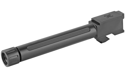 True Precision Glock 17 9mm Threaded Barrel, Black DLC Finish, Gen 1-4, Thread Protector TP-G17B-XTBC