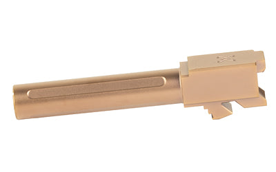 True Precision Glock 19 9mm Barrel, Copper TiCN Finish, Drop-In Design TP-G19B-XC