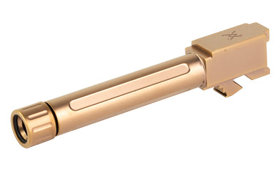 True Precision Glock 19 9mm Threaded Barrel, Copper TiCN Finish, Thread Protector Included TP-G19B-XTC