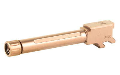 True Precision 9MM Threaded Drop-In Barrel for CZ P-10C, Copper Finish TP-P10CB-XTC