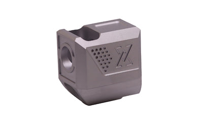 True Precision True-Lock Compensator for Sig P365/X/XL/Macro, 1/2x28 Thread, Silver