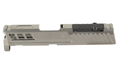 True Precision Axiom Stripped Slide for Springfield Hellcat, Stealth Grey PVD, RMS Optic Cut TP-SHCS-A-RMS