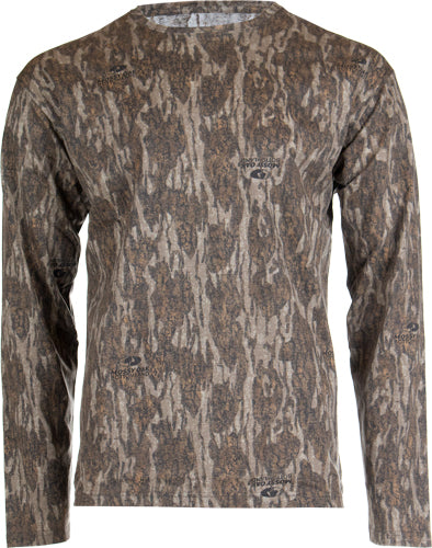 Habit Bear Cave Long Sleeve Camo Tee MO Bottomland - XX-Large