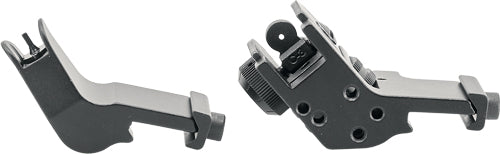 JE Fixed Front & Rear Sight 45 Degree Offset Aluminum Black