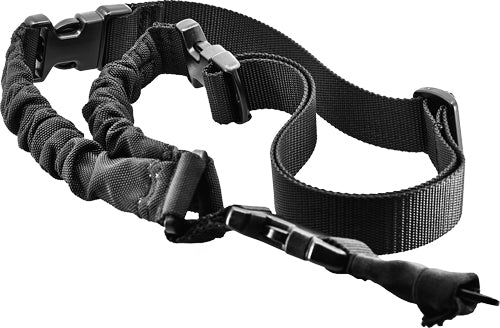JE 1-Point Heavy Duty Bungee Firearm Sling, Black