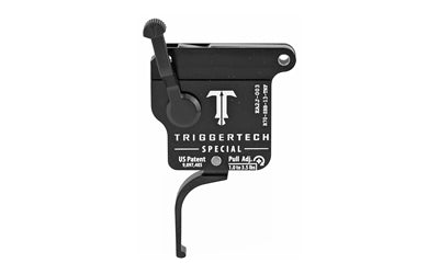 TriggerTech Special Flat Trigger for Remington 700, Right Hand, 1.0-3.5 LB Adjustable Pull, Black Finish R70-SBB-13-TNF