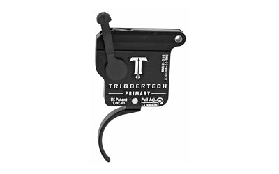 TriggerTech Primary Curved Trigger for Remington 700, Right Hand, 1.5-4 LB Adjustable Pull, Black Finish R70-SBB-14-TNC