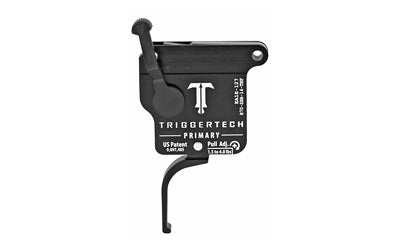 TriggerTech Primary Flat Trigger for Remington 700, Right Hand, 1.5-4 LB Adjustable Pull, Black Finish R70-SBB-14-TNF