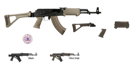 Tapco Intrafuse AK Pattern Rifle Folding Stock FDE
