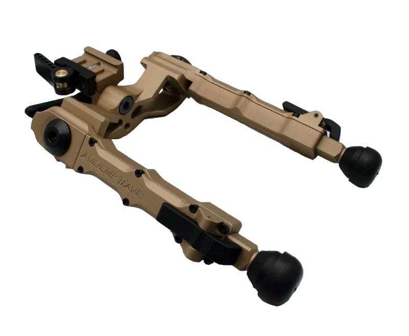 Accu-Tac Wide Body Rifle Bipod 7.5" Max Height Picatinny - Tan