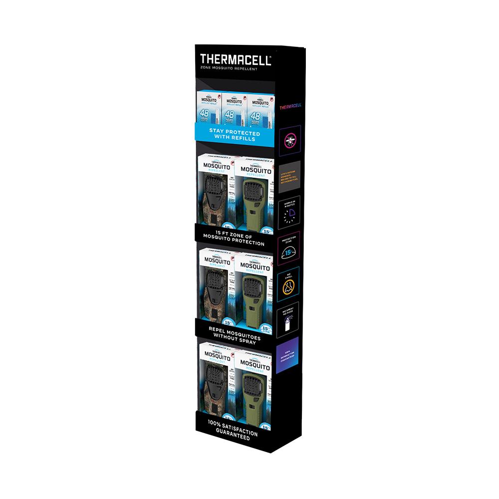 Thermacell Olive & Hunt Pack Portable Mosquito Repeller with Refill Sidekick Display