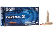 Federal Varmint & Predator Rifle Ammo 22-250 Rem. 55 gr. V-max 20 rd.