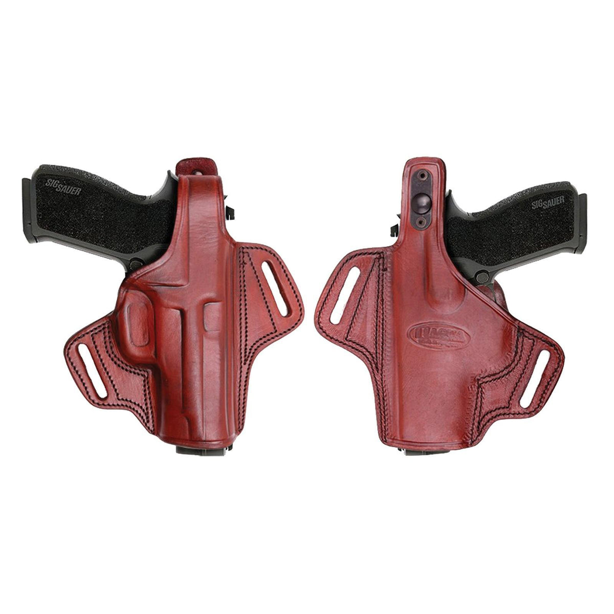 Tagua Gunleather Thumb Break Belt Holster Taurus Judge 2.5 Inch Barrel Brown Right Hand