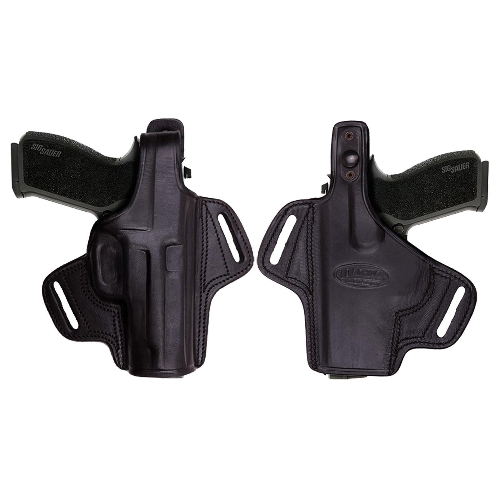Tagua Gunleather Thumb Break Belt Holster Glock 19/23/32/38 Black Right Hand