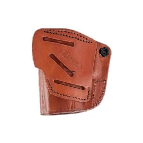 Tagua Leather 4-in-1 IWB Holster with Thumb Break for CZ 75 Brown Right Hand