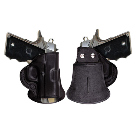 Tagua Quick Draw Leather Paddle Holster for Glock 19/23/32 Black Right Hand
