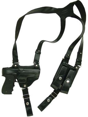 Tagua Gunleather Paddle Shoulder Holster for Glock 19 23 32 Right Hand Black