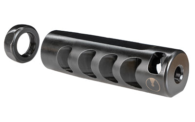 Ultradyne USA Apollo LR Compensator, 30 Caliber, 5/8x24, Rated for .300 Win Mag, 416R SS, Black Nitride UD11190