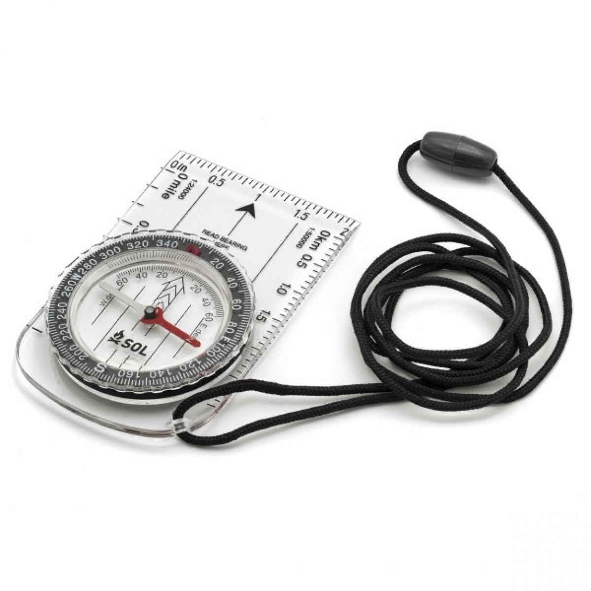 Survive Outdoors Longer SOL Liquid-Filled Map Compass