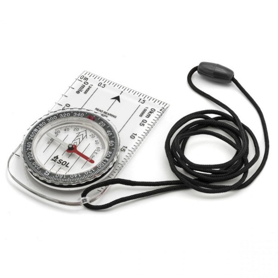 Survive Outdoors Longer SOL Liquid-Filled Map Compass