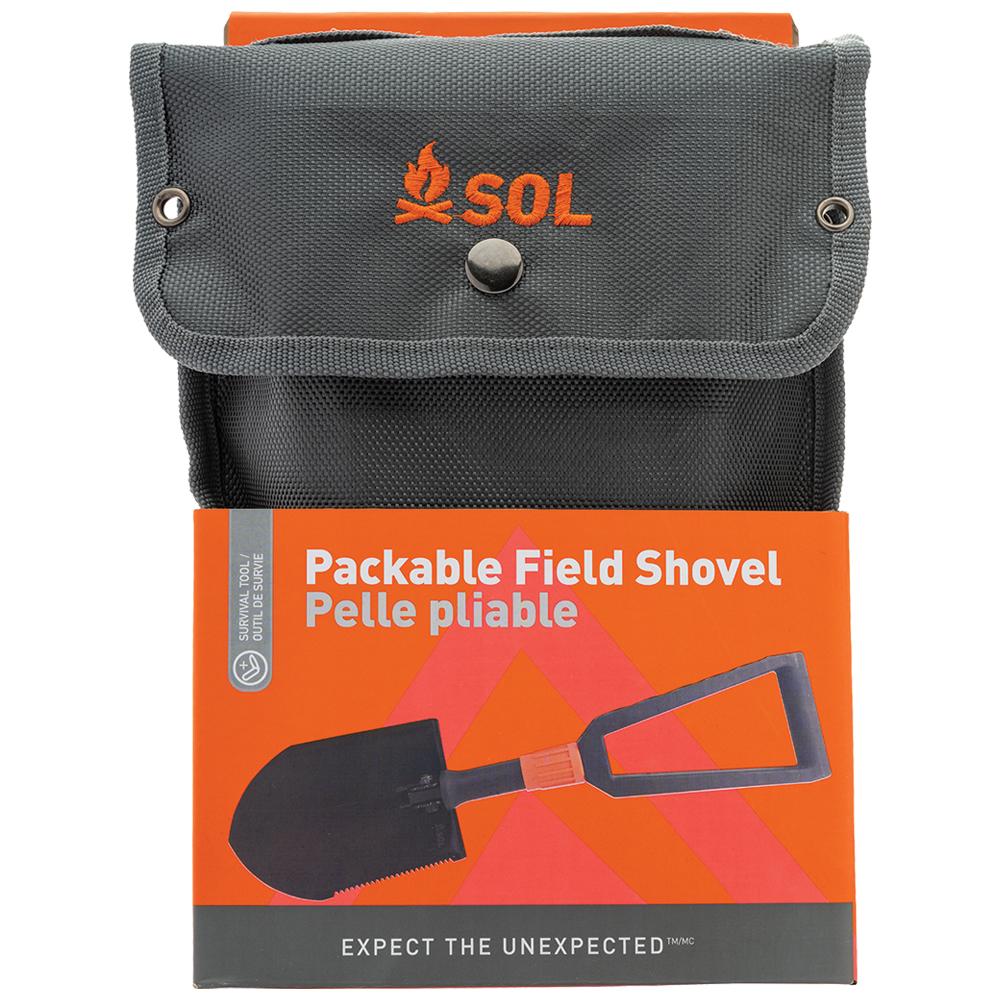 Survive Outdoors Longer Packable Field Shovel with Serrated Edge