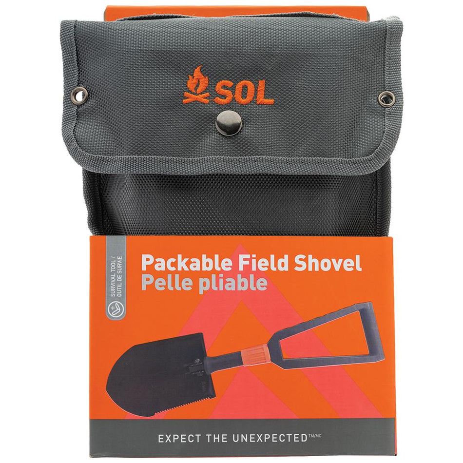 Survive Outdoors Longer Packable Field Shovel with Serrated Edge