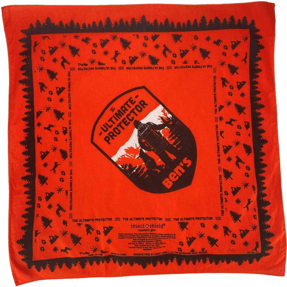 Ben's Insect Shield Bandana for Dogs with Built-In Bug Protection