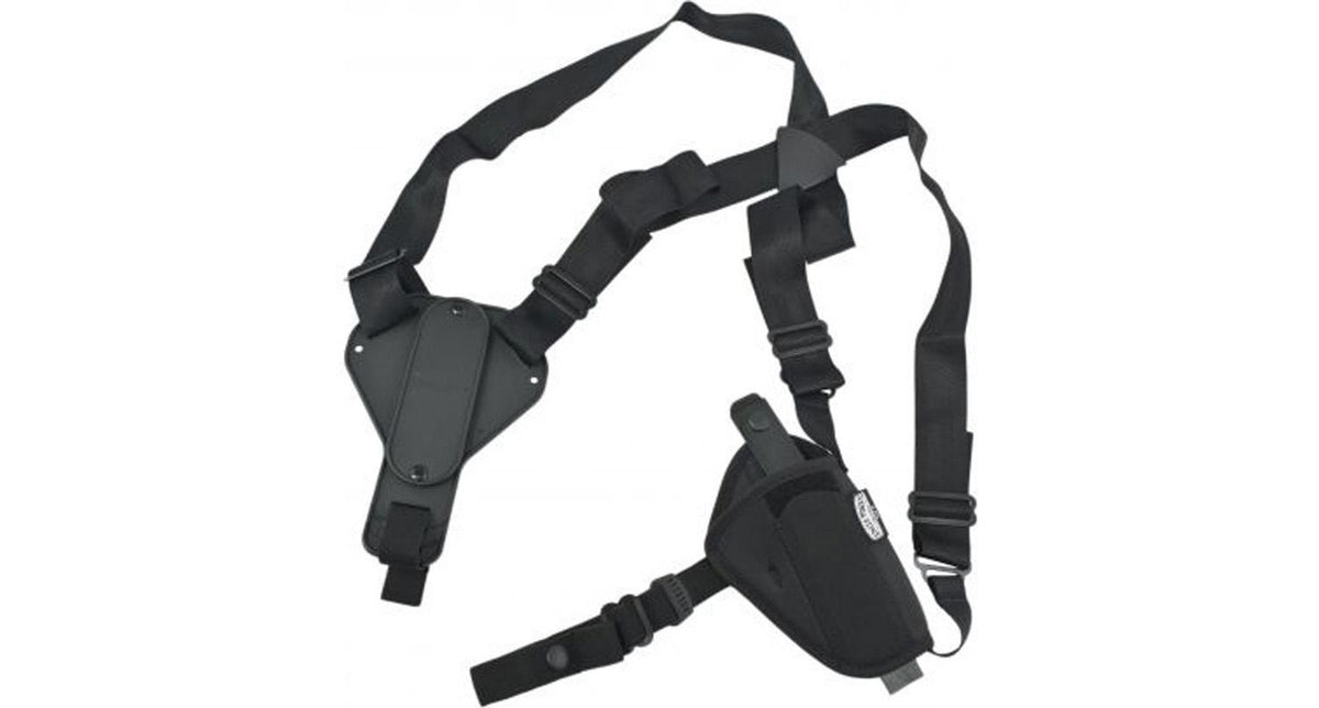 Uncle Mike's Plain Black Nylon Shoulder Holster AM#5 Model 8705