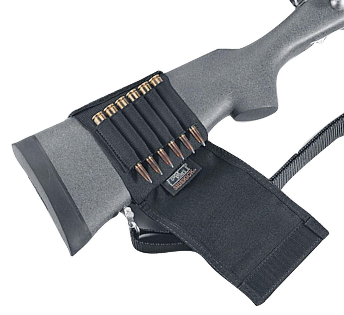 Uncle Mike's Plain Black Rifle Buttstock Cartridge Holder