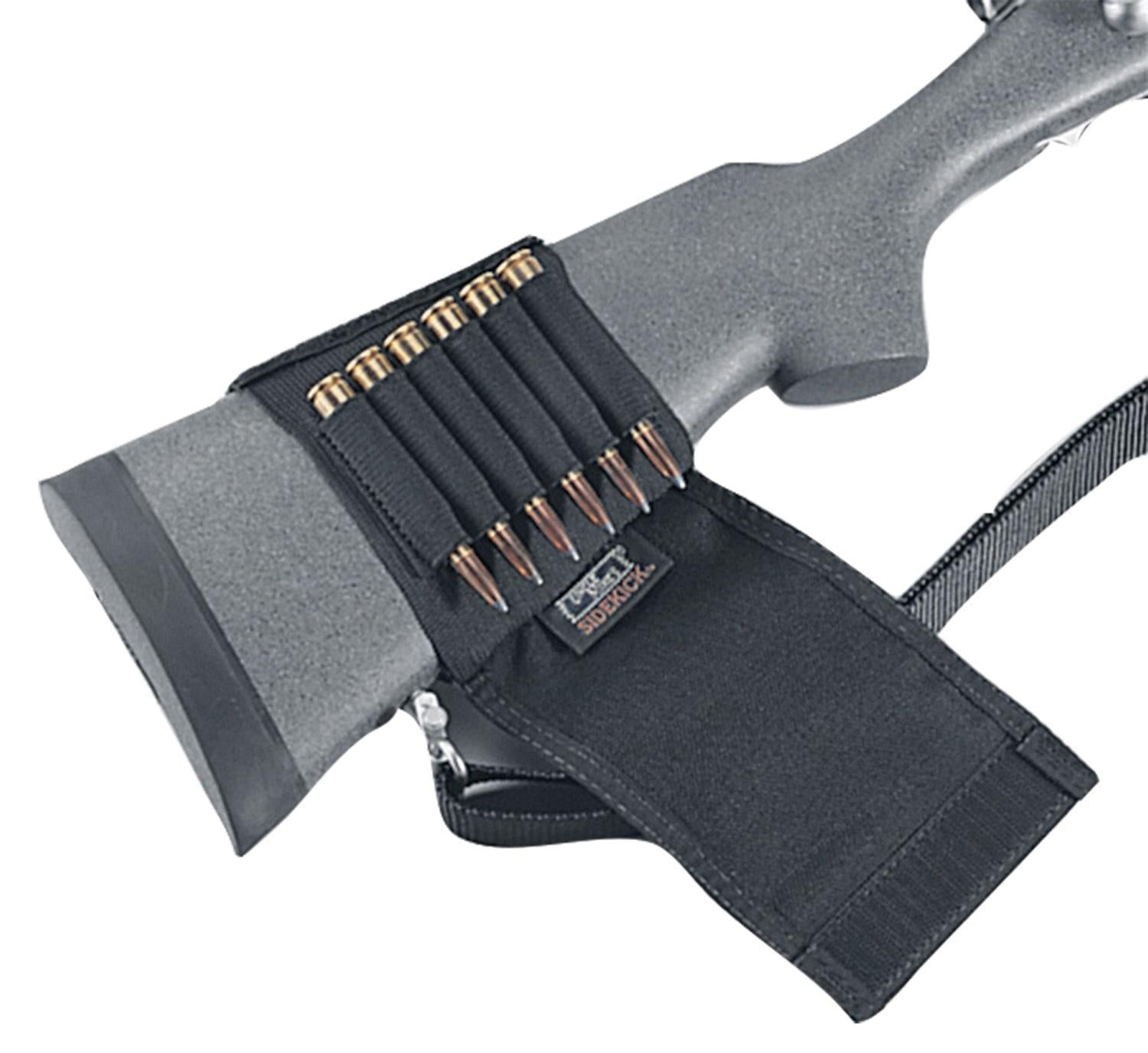 Uncle Mike's Plain Black Rifle Buttstock Cartridge Holder