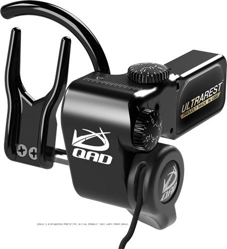 QAD Ultrarest MXT Micro Adjust Drop-Away Arrow Rest Black Right Hand