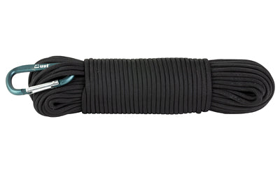UST Para 550 Utility Cord, 100 Foot, 100% Nylon with Carabiner, Black 1146777