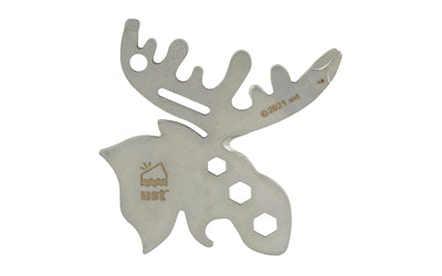 UST Moose Multi-Tool, Stainless Steel, Silver, Includes Carabiner 1156818
