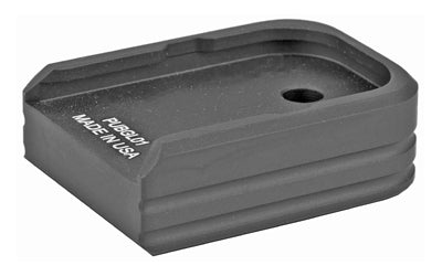 UTG +0 Aluminum Magazine Base Pad for Glock Double Stack Small Frame Magazines, Matte Black Anodized